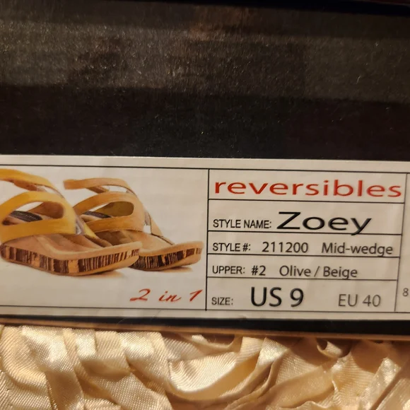 Reversible Yellow and Black Sandals - Picture 5 of 8